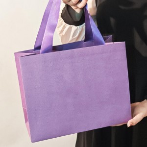 Purple Kraft Gift Tote