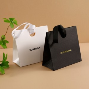 Elegant Ribbon Kraft Paper Bag